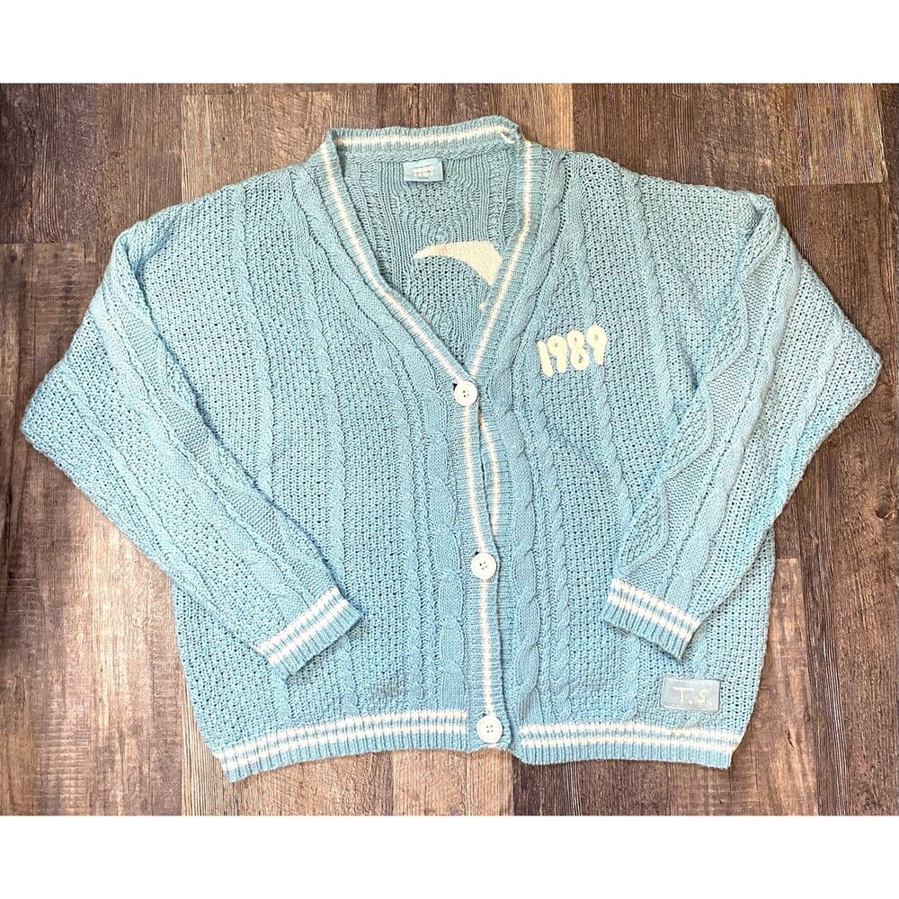 Taylor Swift 1989 Cardigan Taylor’s Version Limited Edition Light Blue 3XL 4XL